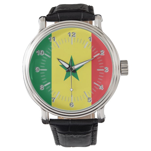 Senegal flag  watch (Front)
