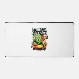 Senegal Goal Energy Skeleton Striker Nations Creat Desk Mat