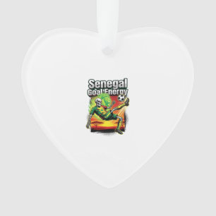 Senegal Goal Energy Skeleton Striker Nations Creat Ornament