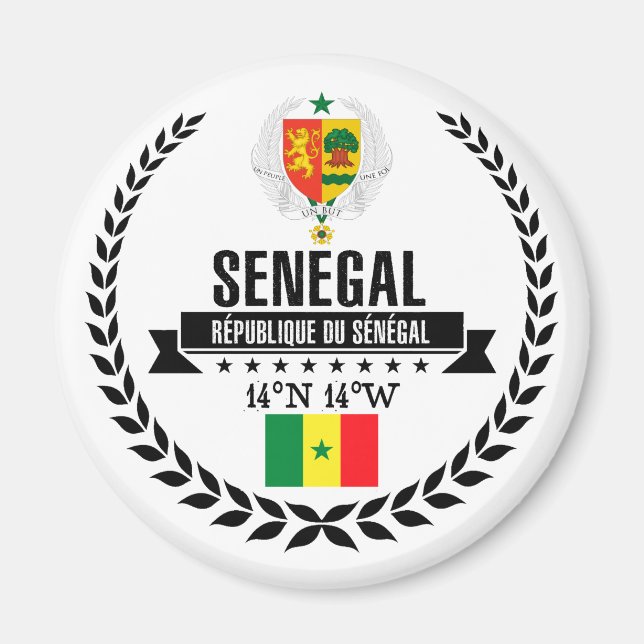 Senegal Magnet (Front)