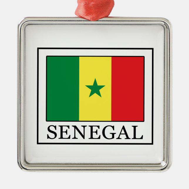 Senegal Metal Tree Decoration (Front)