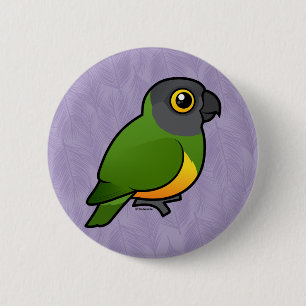 Senegal Parrot 6 Cm Round Badge