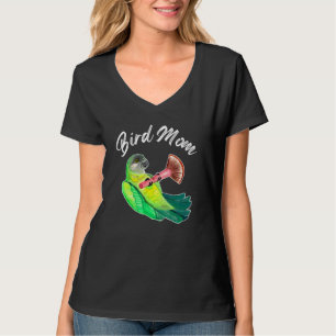 Senegal Parrot Bird Mum Watercolor T-Shirt