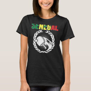 Senegal Ping Pong Support Senegalese Table Tennis T-Shirt