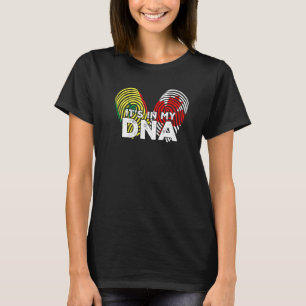 Senegal Senegalese Canada Canadian Flag Hand Mixed T-Shirt