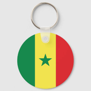 Senegal (Senegalese) Flag Key Ring