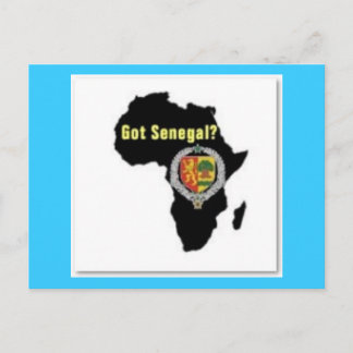 SENEGAL / SENEGALESE FLAG  T-SHIRT AND ETC POSTCARD