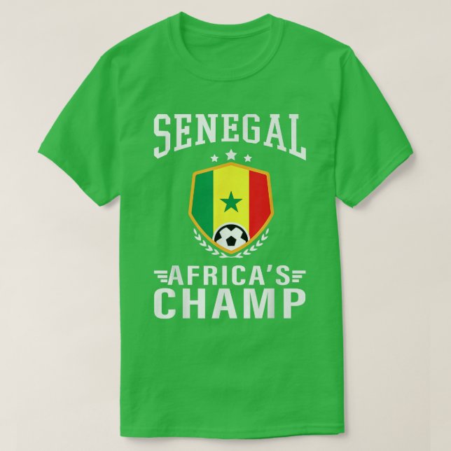 Senegal Senegalese Jersey Soccer 2022 Team Premium T-Shirt (Design Front)