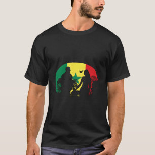 Senegal Senegalese West Africa Proud Love Flag T-Shirt