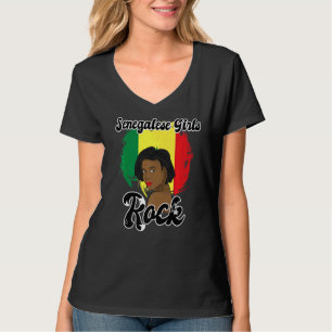 Senegal Senegalese West Africa Proud Princess Quee T-Shirt