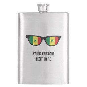 Senegal Shades custom flask