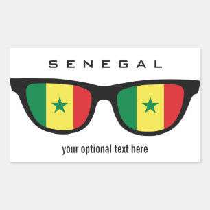 Senegal Shades custom stickers