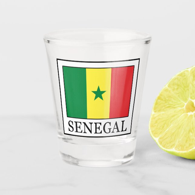 Senegal Shot Glass (Front)