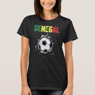 Senegal Soccer Fans - Senegalese Football In Crack T-Shirt