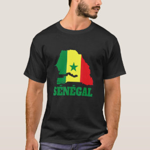Senegal soccer & football fan 2022 Flag of Senegal T-Shirt