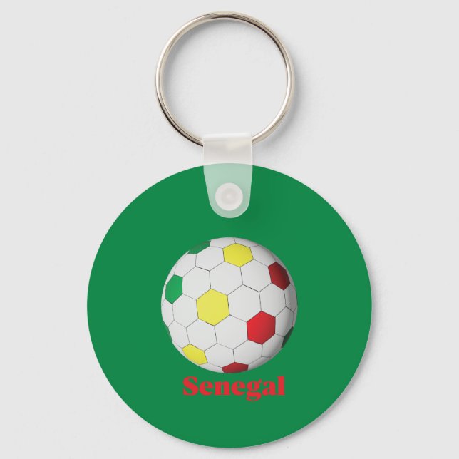 Senegal soccer key ring (Front)