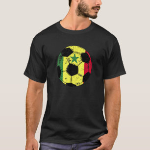 Senegal Soccer Senegal Flag Football T-Shirt