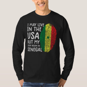 senegal tee shirt senegal flag shirt American Sene