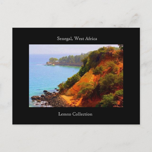 Senegal, West Africa Ocean View Postcard (Front)