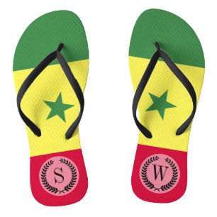 Senegalese Flag Jandals