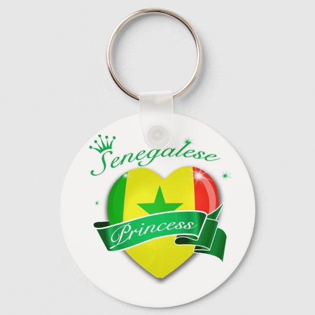 Senegalese Princess Key Ring (Front)