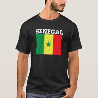Senegalese Senegal Flag Pride Senegalese Flag T-Shirt
