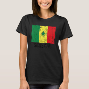 Senegalese Senegal Flag Pride Senegalese Flag T-Shirt
