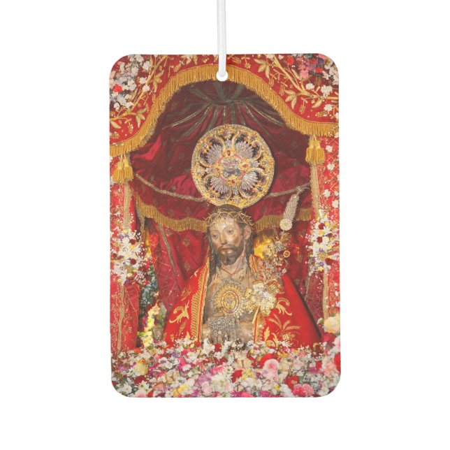 "Senhor Santo Cristo dos Milagres" Car Air Freshener (Front)