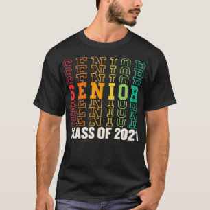 Senior 2021 Class of 2021 Graduation Grad Gift Hig T-Shirt