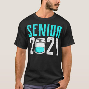 Senior 2021 Him Her Graduation Inspirational Bache T-Shirt