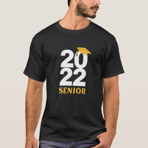 Senior 2022 Class Of 2022 Retro Graduation Grad T-Shirt