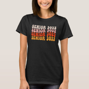 Senior 2023 Retro Class of 2023 Seniors Graduation T-Shirt