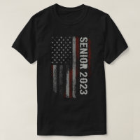  Senior 2023 Usa American Flag Graduation Gift