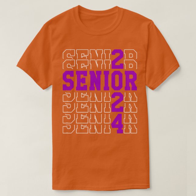 Senior 2024 3 T-Shirt (Design Front)