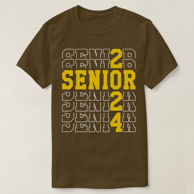Senior 2024 4 T-Shirt (Design Front)