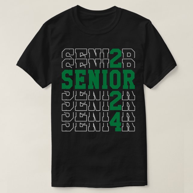 Senior 2024 5 T-Shirt (Design Front)