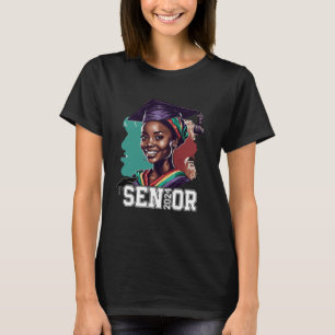 Senior 2024 Black Girl Graduation Class of 2024 Gi T-Shirt