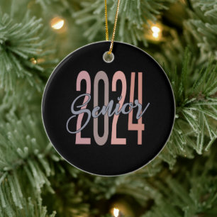Senior 2024 ceramic tree decoration