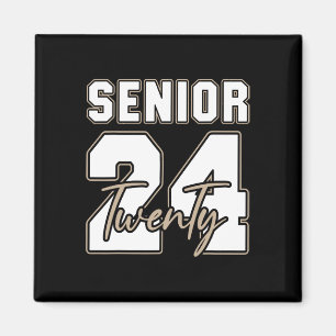 Senior 2024 Class Of 2024 Back To School Graduatio Magnet