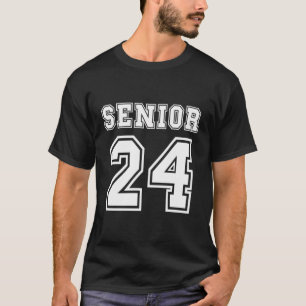 Senior 2024 Class Of 2024 Back To School Graduatio T-Shirt