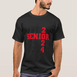 Senior 2024 Class Of 2024 Back To School Graduatio T-Shirt