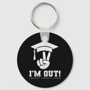 Senior 2024 Class Of 2024 Graduation Graduate Men  Key Ring