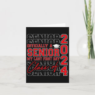 Senior 2024 Class Of 2024 Seniors Graduation 2024  Card