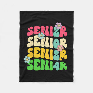 Senior 2024 Class Of 2024 Seniors Graduation 2024  Fleece Blanket