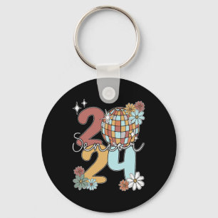 Senior 2024 Disco Balls Last Day Of School Graduat Key Ring