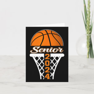 Senior 2024 Graduate Class 2024 Basketball Graduat Card
