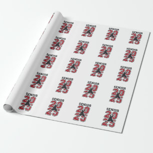 Senior 2025 Basketball Graduate Sport Wrapping Paper