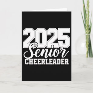 Senior 2025 Cheer Team Mum High School Graduation Card