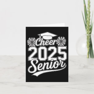 Senior 2025 Cheer Team Mum High School Graduation Card