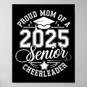Senior 2025 Cheer Team Mum High School Graduation Poster
